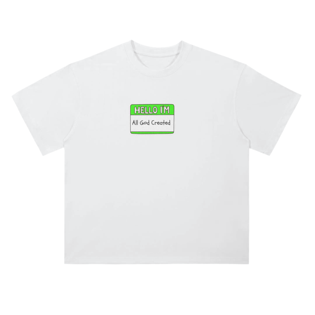 Drop Shoulder Statement Tee (unisex)